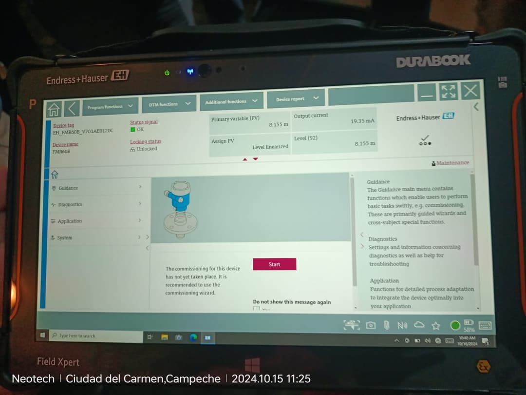 Tablero de control y automatización industrial con PLC.