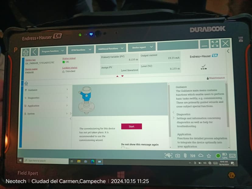 Tablero de control y automatización industrial con PLC.